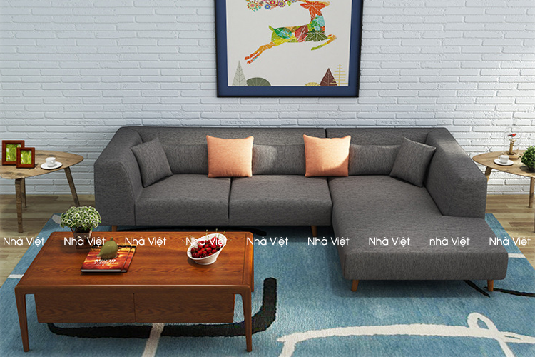 Salong vải cao cấp Sofa vải mã 323
