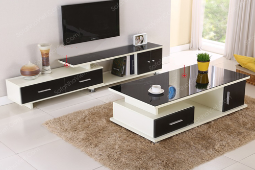 Mẫu bàn trà hình chữ nhật Bàn trà sofa mã 11