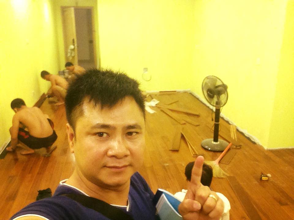 Ghé thăm căn hộ đang hoàn thiện của tự long Ghé thăm căn hộ đang hoàn thiện của tự long 2