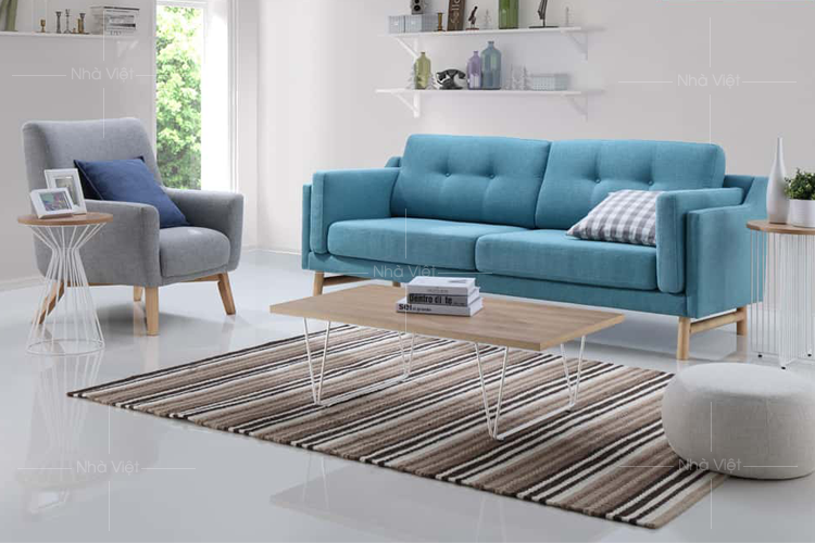 Bàn ghế sofa gia đình bọc vải có ưu điểm gì nổi bật ?