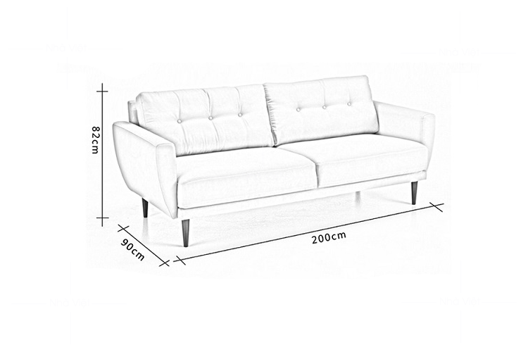 Cách chọn ghế sofa nỉ phòng khách diện tích 12m vuông