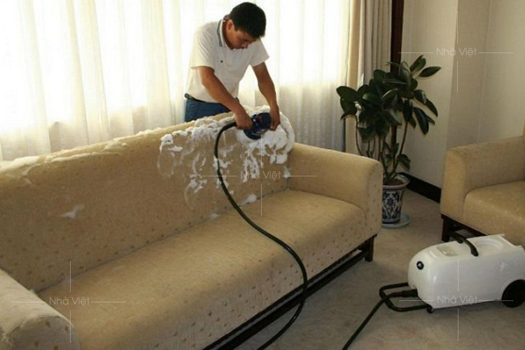 Mẹo làm sạch ghế sofa vải thô và vải nhưng tại nhà đơn giản tại nhà