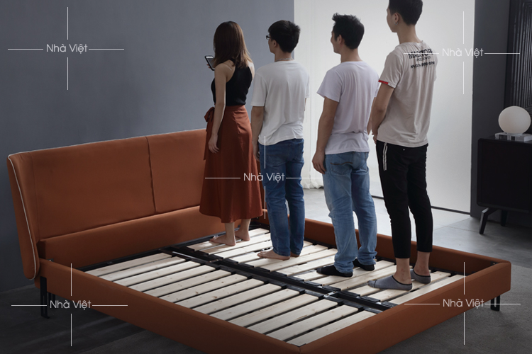 Gường ngủ bọc nỉ Casa A23