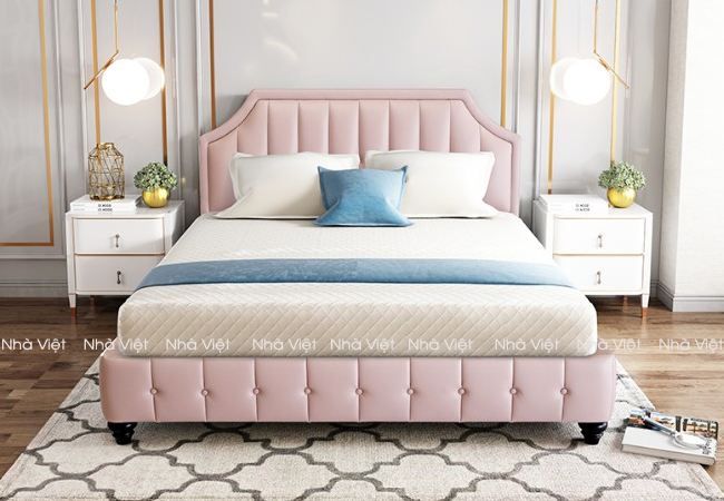 Giường ngủ bọc da hiện đại xu hướng nội thất mới Giường Da Casa A20
