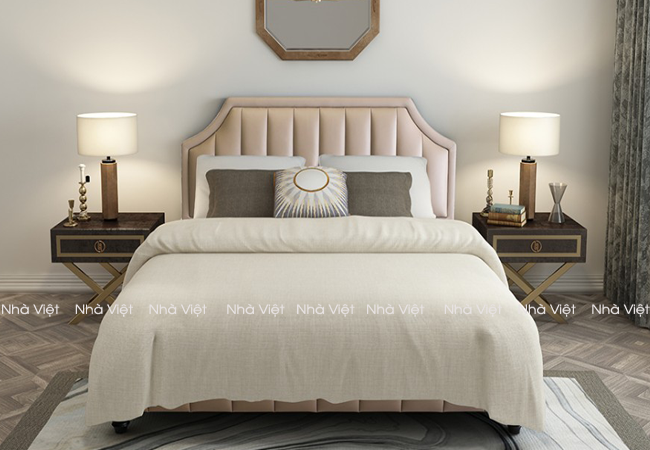 Giường ngủ bọc da hiện đại xu hướng nội thất mới Giường Da Casa A20