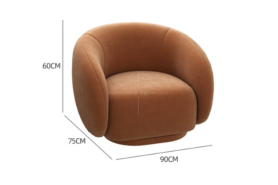 Sofa đơn hiện đại Tudor T03