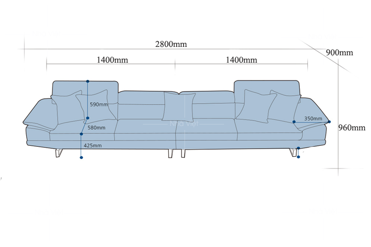 Sofa cao cấp mã 103