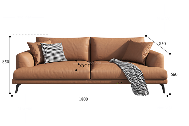 Sofa cao cấp 3 ghế T117