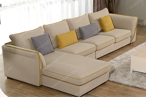 Bàn ghế sofa cao cấp bọc vải nhập khẩu Sofa cao cấp mã 801