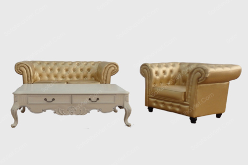 Mẫu sofa classic với gam màu ánh kim Sofa cổ điển mã 09