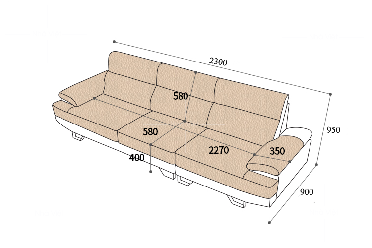 Sofa da cao cấp DH-05