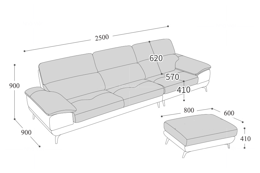 Sofa da công nghiệp DH042