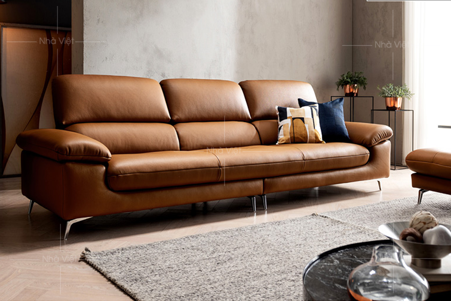 Sofa da cao cấp Rucell DH 168