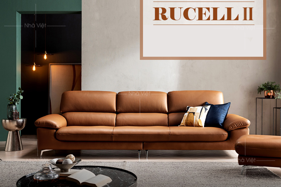 Sofa da cao cấp Rucell DH 168