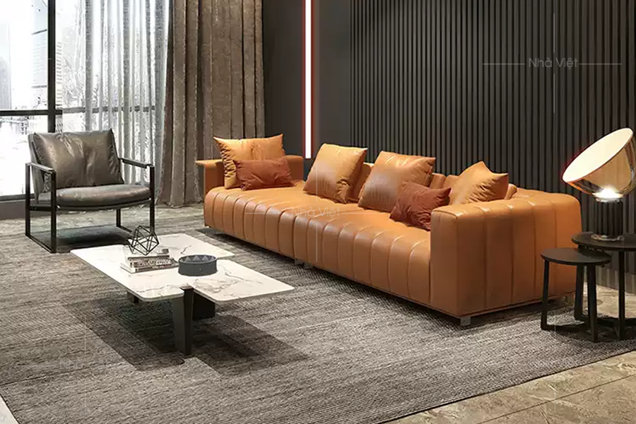 Sofa da Mitoni phong cách Italia DH14