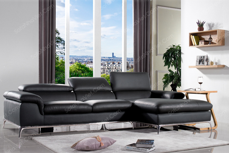 Sản phẩm cần bán: Lý do nhiều khác hàng thích sử dụng sofa da phòng khách màu đen 67