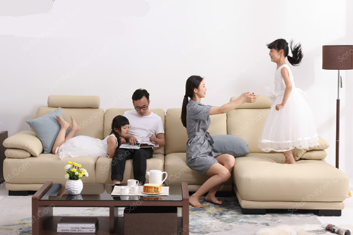 Bàn ghế sofa da bọc da Hàn Quốc cao cấp Sofa da mã 066