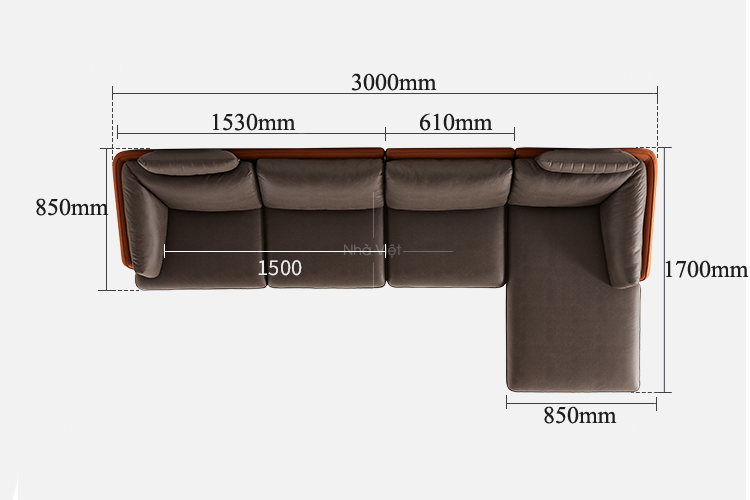 Sofa đẹp phối hai màu DL-35
