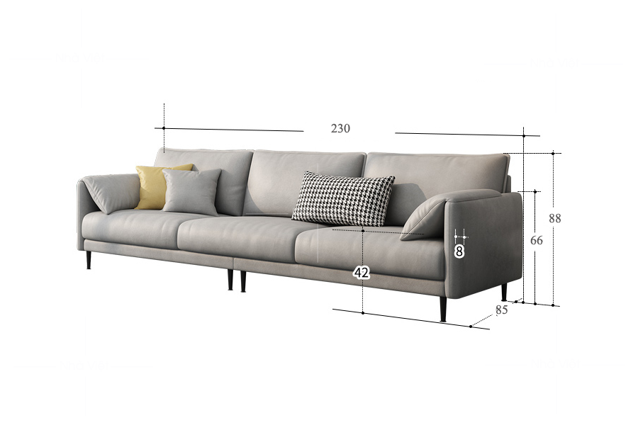 Sofa đẹp kiểu dáng văng đơn DL33