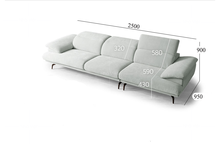 Sofa đẹp phòng khách DL47