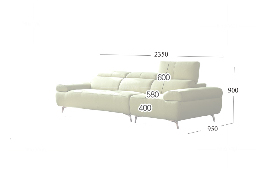 Sofa đẹp bọc vải DL90