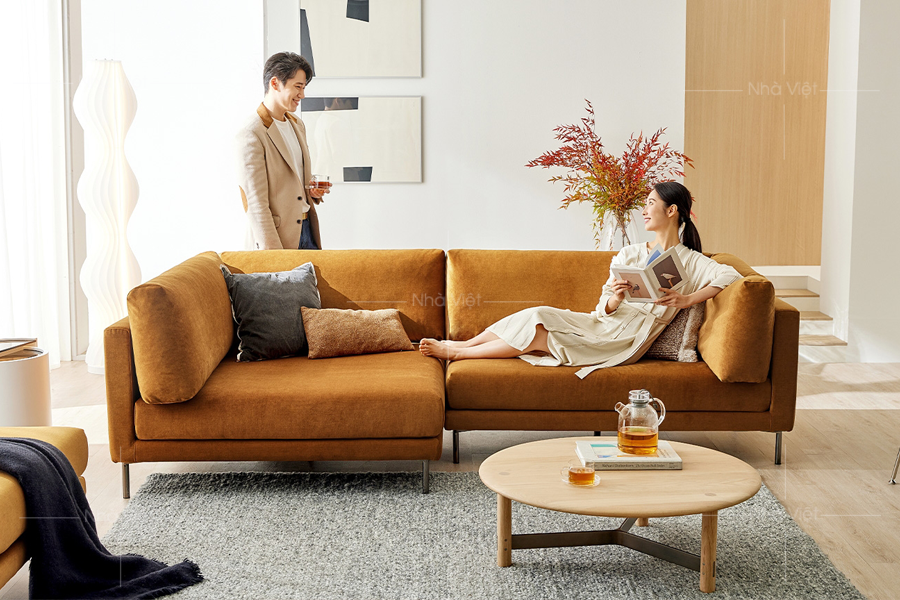 Sofa đẹp bọc vải DL94