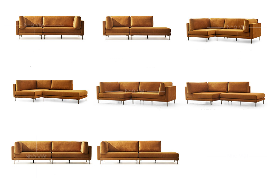 Sofa đẹp bọc vải DL94