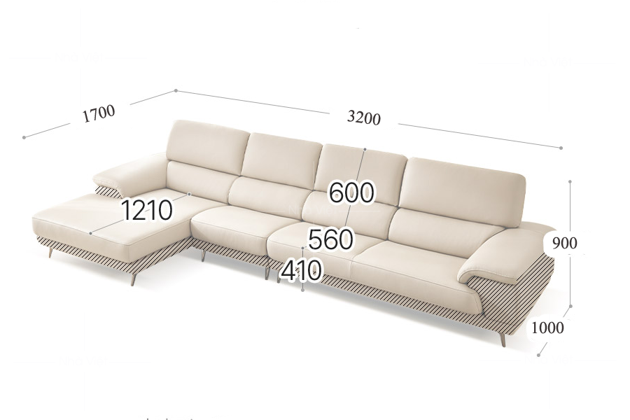Sofa đẹp hiện đại DL49