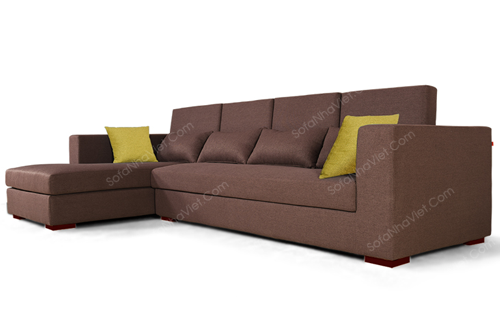 Sa lông đẹp với chất liệu vải màu nâu Sofa đẹp mã 305