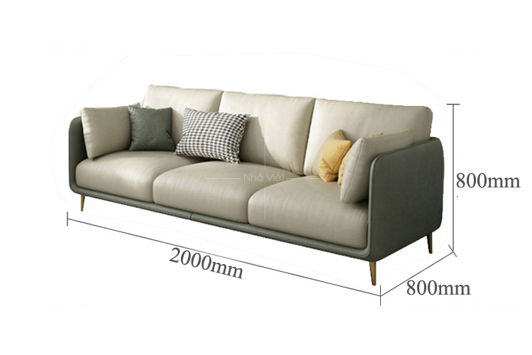Sofa gia đình kiểu dáng văng G803