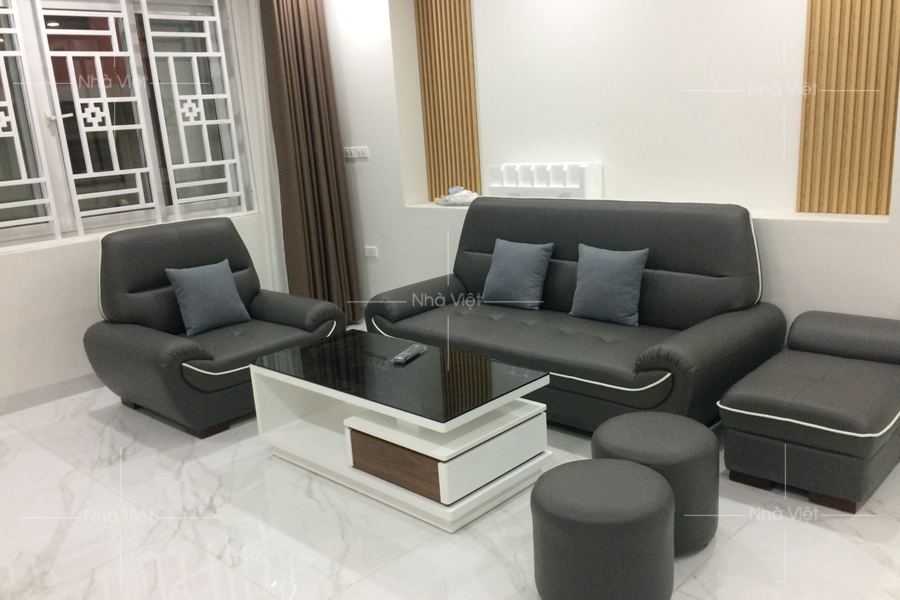 Bàn giao ghế sofa da gia đình chị Thuỷ - Vạn Phúc - Ba Đình - Hà Nội