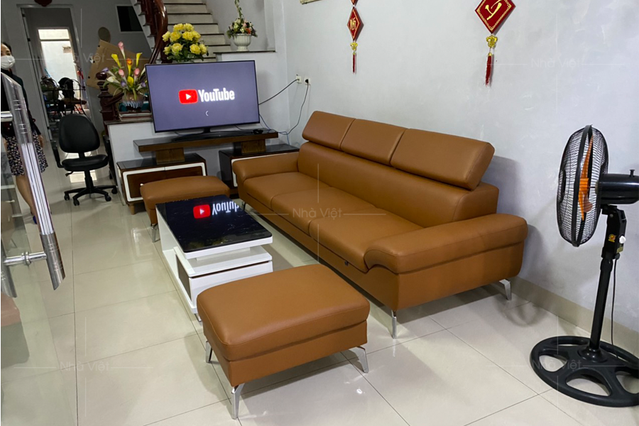 khám phá bộ sofa nhà cô Băng - Phố Hoà Bình - Xã Vạn Điểm - Thường Tín - Hà Nội