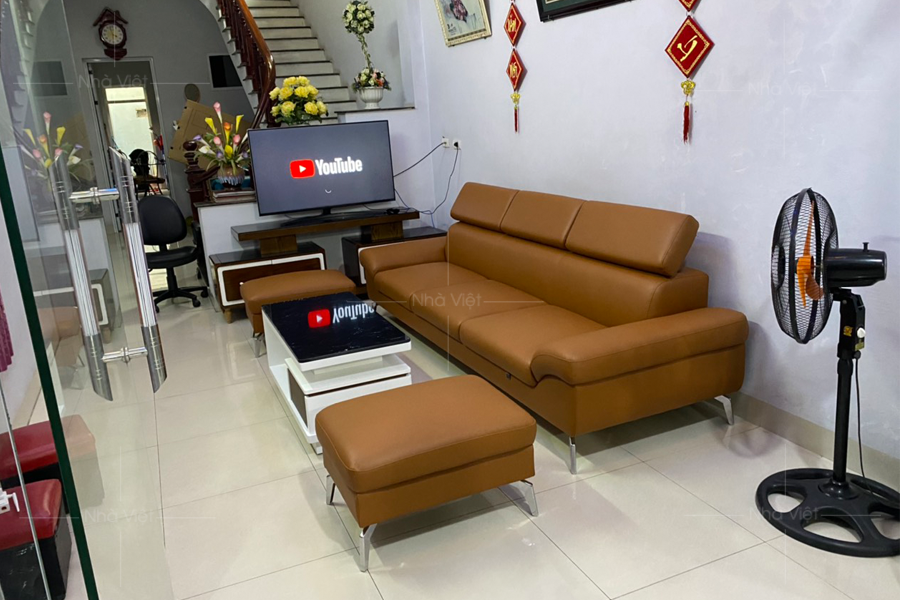 khám phá bộ sofa nhà cô Băng - Phố Hoà Bình - Xã Vạn Điểm - Thường Tín - Hà Nội