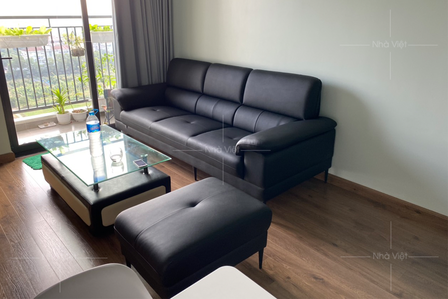 Khám phá ghế sofa văng da nhà anh An - Chưng cư Hateco Xuân Phương - Phương Canh