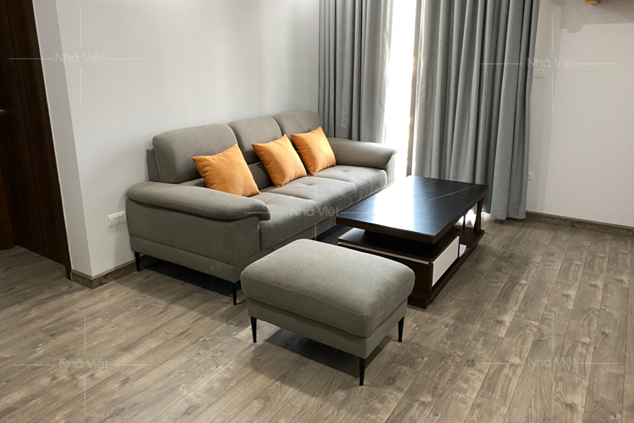 Bàn giao combo nội thất sofa vải, bàn trà gia đình anh Cường - Chung cư MHDI - 89 Lê Đức Thọ - Hà Nội