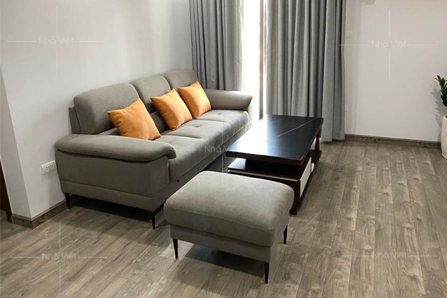 Bàn giao combo nội thất sofa vải, bàn trà gia đình anh Cường - Chung cư MHDI - 89 Lê Đức Thọ - Hà Nội