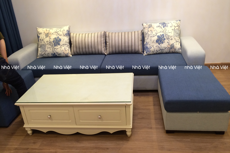 Bàn giao sofa góc nhà chị Huệ - T 11 Timecity Bàn giao sofa góc nhà chị Huệ - T 11 Timecity