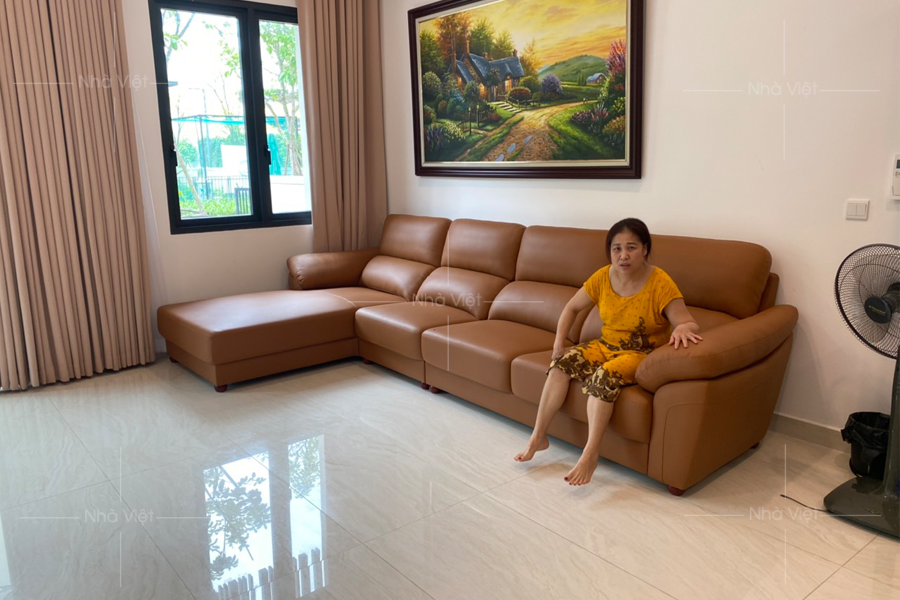 Bàn giao sofa da hạng sang nhà anh Việt Anh - Khu Mansion - Park City - Hà Đông - Hà Nội