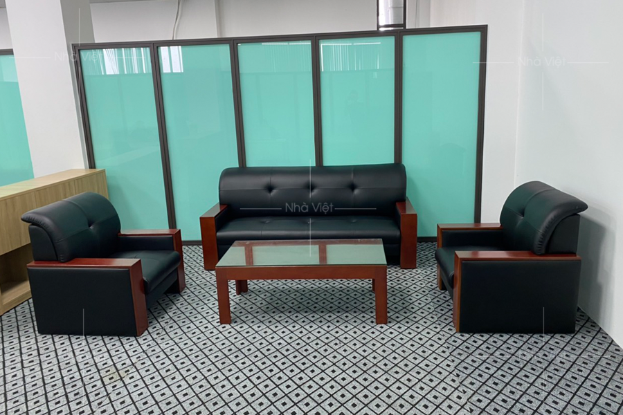 Hình ảnh thực tế bộ sofa văn phòng cho tập đoàn Ngọc Thiên Global - Hưng Yên