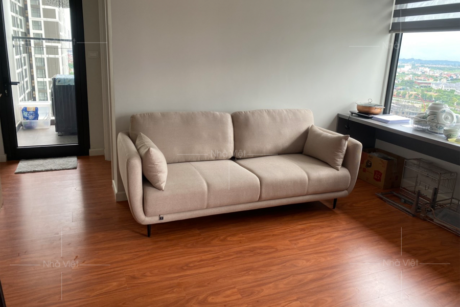 Bàn giao sofa văng bọc vải nhà anh Sơn - Toà i5, Vinhomes Smart City - Tây Mỗ - Hà Nội