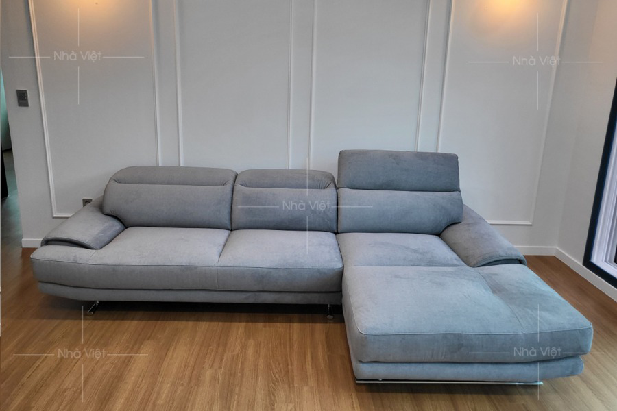 Trải nghiệm bộ sofa góc vải bọc vải nhà Cô Dung - The Matrix One - Lê Quang Đạo - Hà Nội