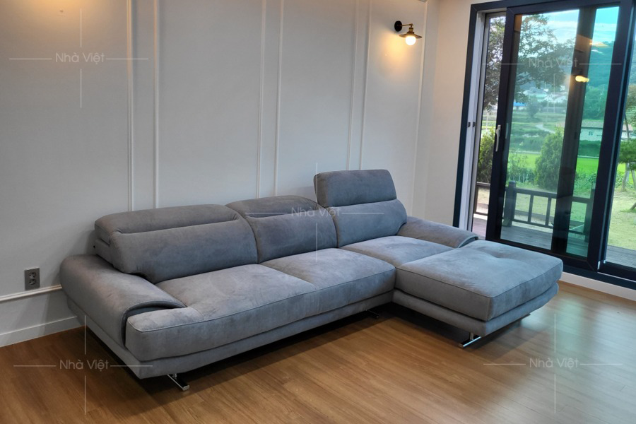 Trải nghiệm bộ sofa góc vải bọc vải nhà Cô Dung - The Matrix One - Lê Quang Đạo - Hà Nội