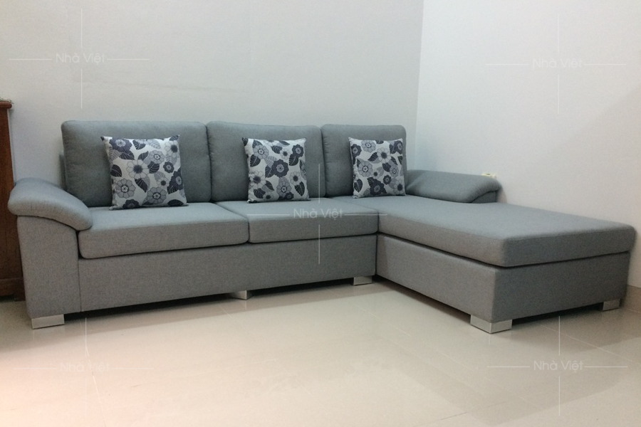 Ghế sofa góc vải gia đình anh Hưng - Lĩnh Nam - Hoàng Mai - Hà Nội