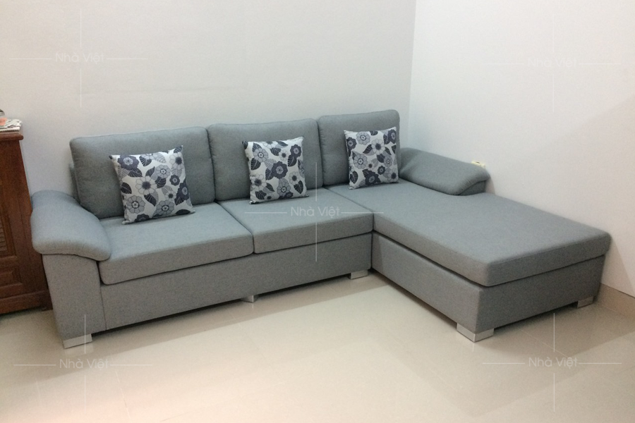 Ghế sofa góc vải gia đình anh Hưng - Lĩnh Nam - Hoàng Mai - Hà Nội