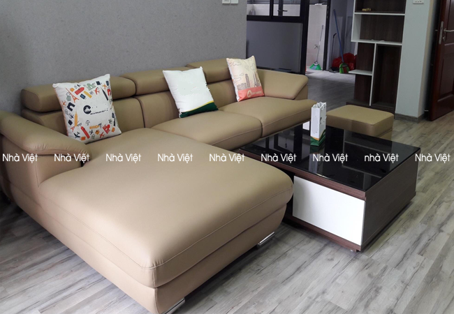 Nhà Việt giao sofa da góc nhà chị Duyên - Trần Phú, Hà Đông Nhà Việt giao sofa da góc nhà chị Duyên - Trần Phú, Hà Đông