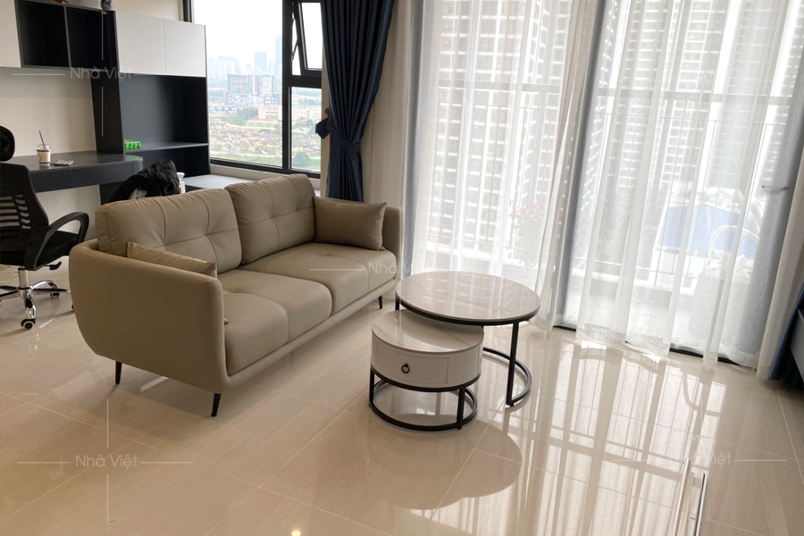 Bàn giao thực tế sofa và bàn trà nhà chị Hiền - Toà GS2 Vinhomes Smart City - Tây Mỗ - Hà Nội