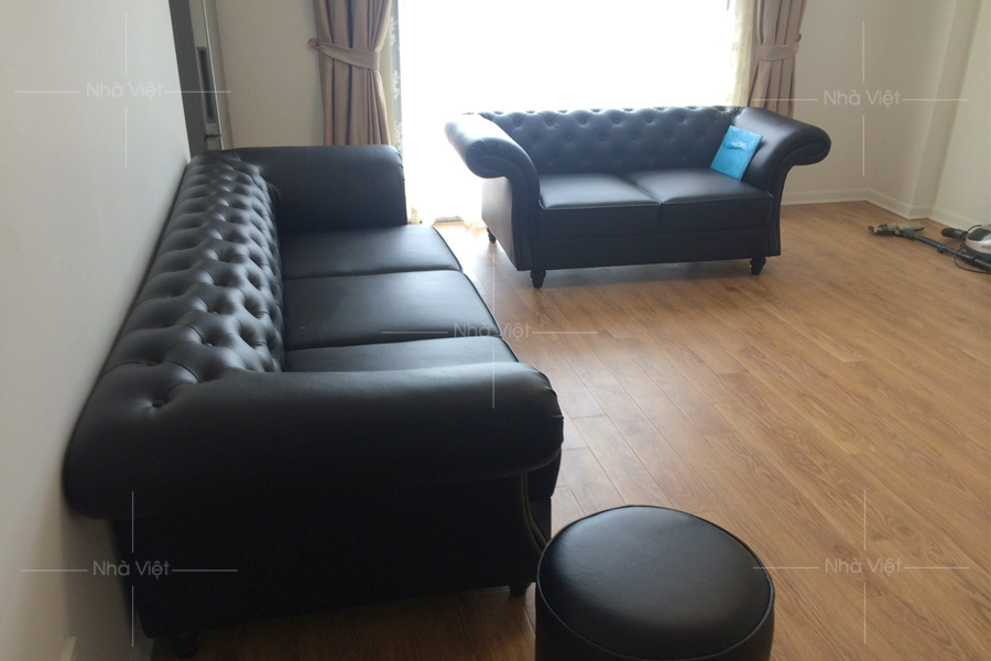 Ghế sofa tân cổ điển tuyệt tác nâng tầm căn hộ nhà chị Trà My - Chung cư D’. Le Pont D’o Hoàng Cầu