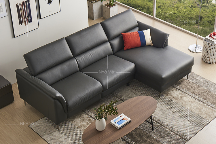 Sofa góc da Malaysia GL01