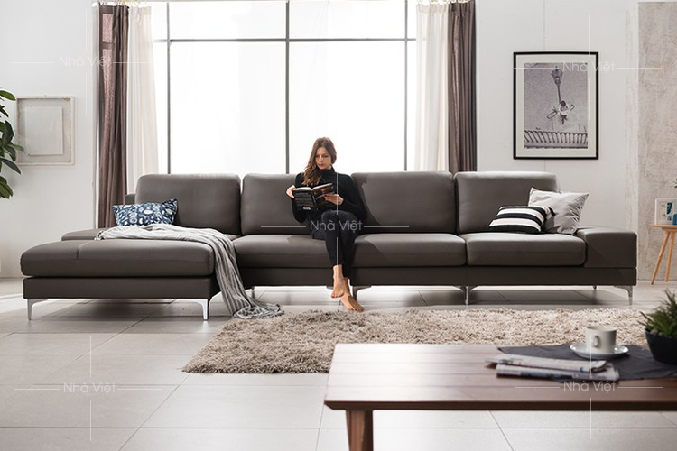 Sofa góc phòng khách rộng GL05