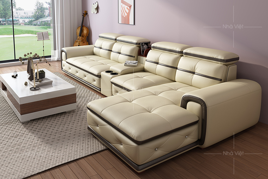 Sofa góc da nhập khẩu GL27